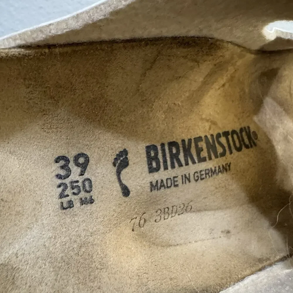 Birkenstock Arizona Big Buckle BF Graceful Pearl White Sandals Slide 39 / US 8 N